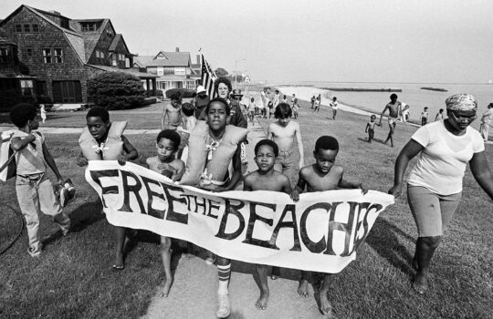 Members of Revitalization Corps marching in Old Saybrook. 1971, Bob Adelman, Smithsonian Magazine.